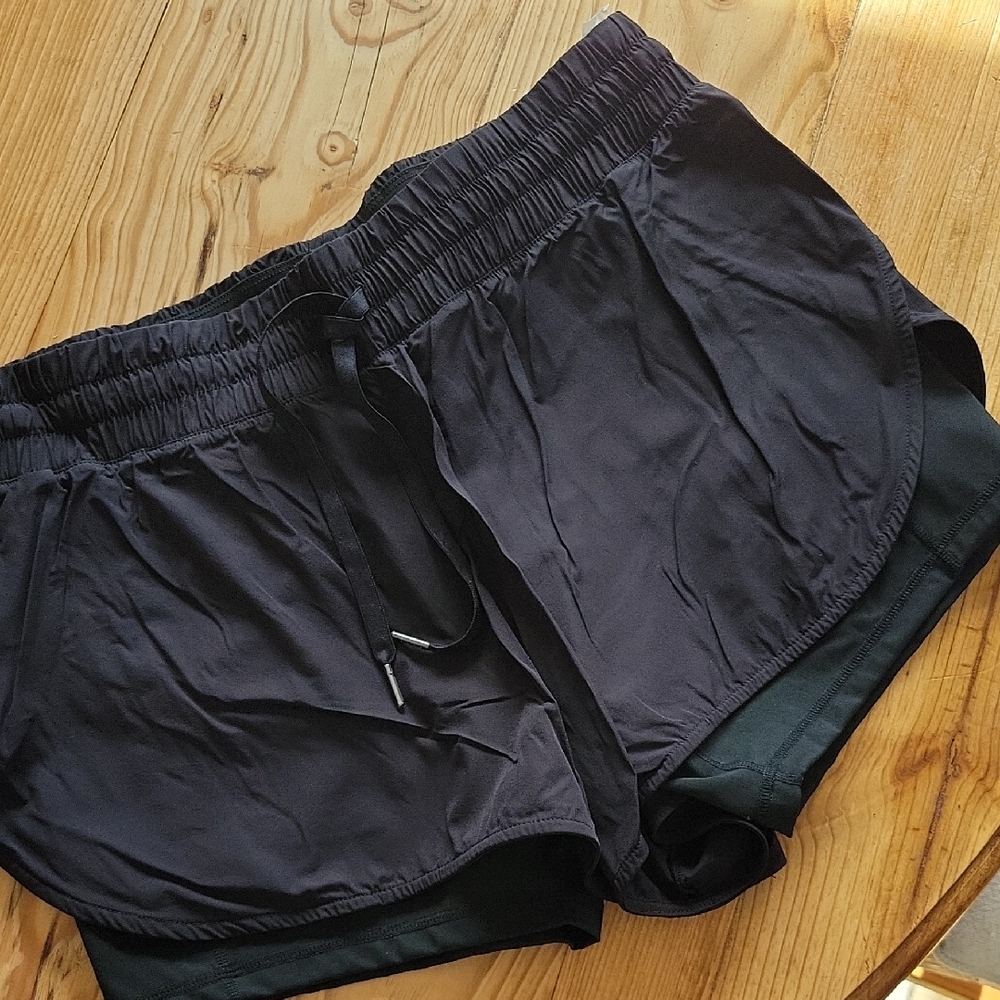 Women's Black Athletic Shorts